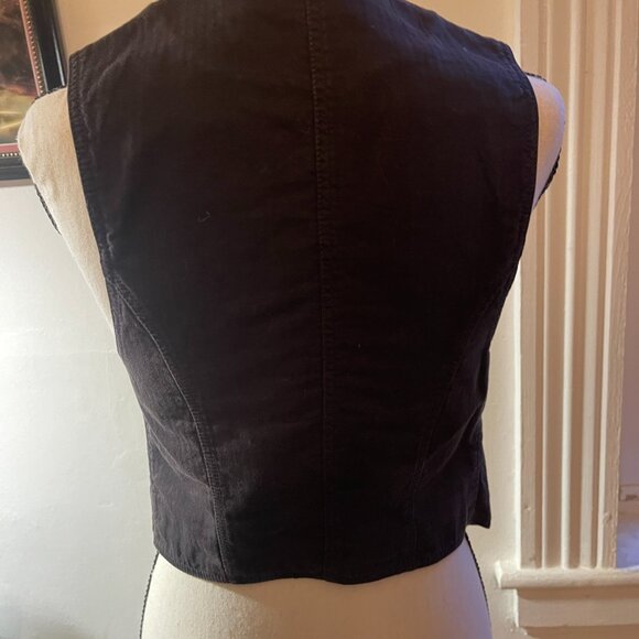 Free People Black Military-Style Vest – XS - Picture 3 of 5